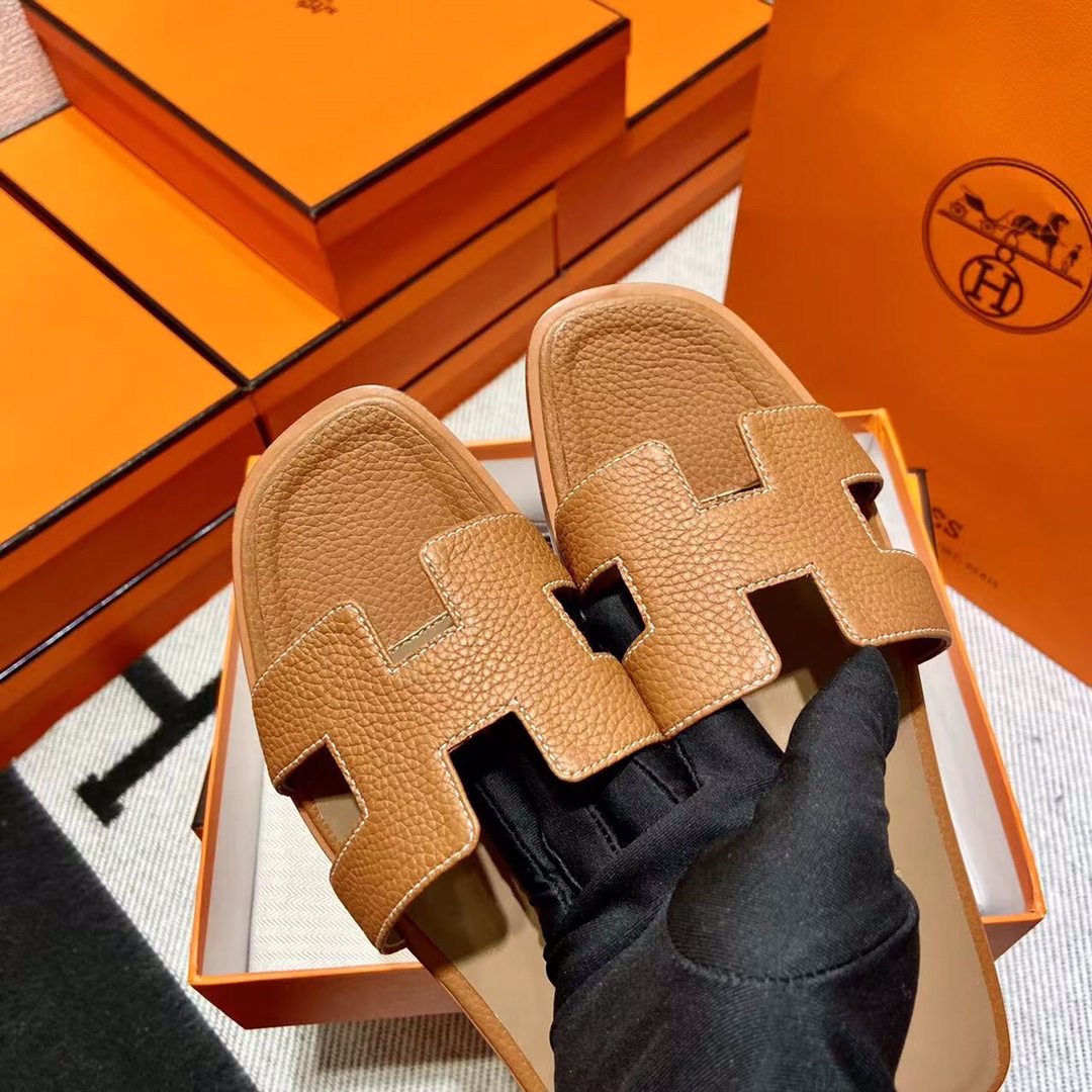 에르메스 올수공 오란 슬리퍼 샌들 토고 42